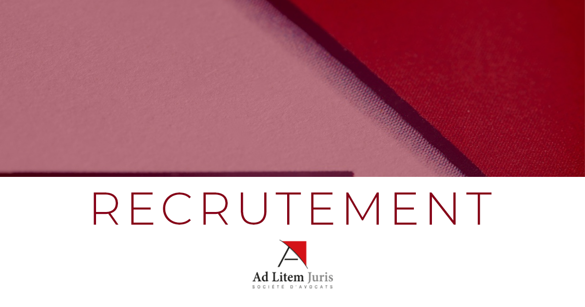 Recrutement - Assistant(e) / Secrétaire Juridique H/F à temps plein